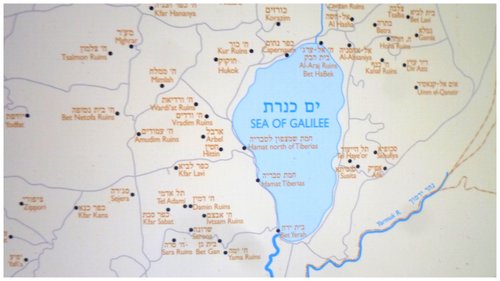 מפת בתי הכנסת בגליל וברמת הגולן